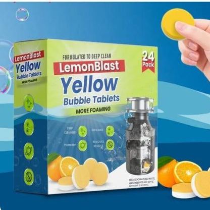 LemonBlast Yellow Bubble Tablets (24pc)